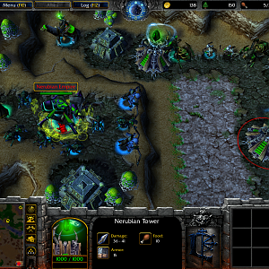 Killing the Nerubian Queen or the Ogre Lord of the Blackrock Clan will stop both sides from attacking each other.
