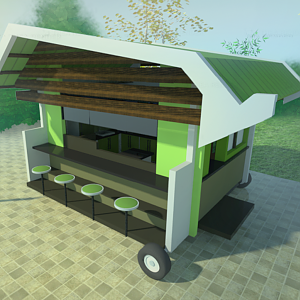 A proposed mobile vegetarian food stand