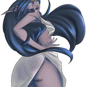 beloved queen azshara by draconnasti d53ilag