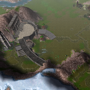 Helms Deep and Hornburg Warcraft3 Lotr total war v003