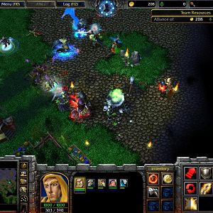 North West Brill, as it appears, during the Scourge of Lordaeron and as it was when it was under attack by the Undead Scourge and by the recent raidin