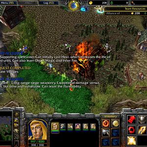 South West Brill, as it appears, during the Scourge of Lordaeron and as it was when it was under attack by the Undead Scourge.

Note: The New Terrai