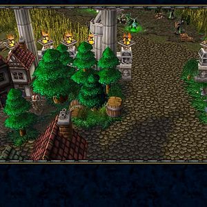 North West Brill, as it appears, during the Scourge of Lordaeron and as it was when it was under attack by the Undead Scourge.

Note: The New Terrai