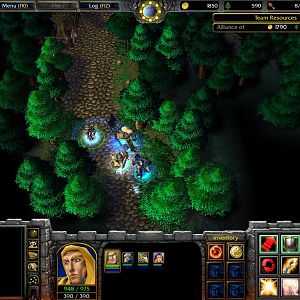 The Alliance detects one of the many farmsteads in the region that are affected with the Plague of Undeath and enter a tiny way that leads to the Bloo