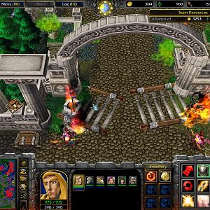 North City Gate of Andorhal invaded by the Cult of the Damned that leads to a new section of Andorhal, the Graveyard.