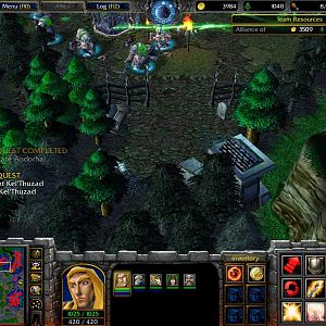 The new Graveyard section of Andorhal where Kel'Thuzad awaits.