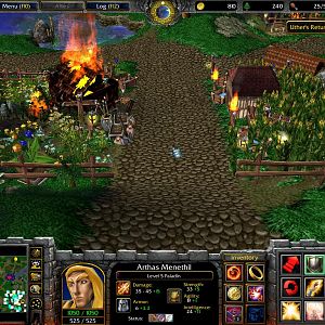 The corrupted and not corrupted farmsteads on the outlying parts of Hearthglen.