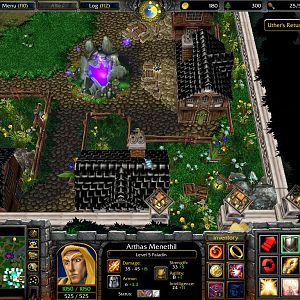 Hearthglen's main area with the Fountain of Mana featured within it! Lets face it, no one used that crap in the original one unless they went for the