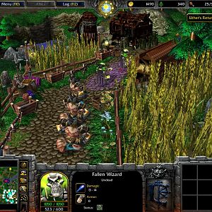 The Undead Scourge march through the farmstead fields! Anything they will do to annihilate you!