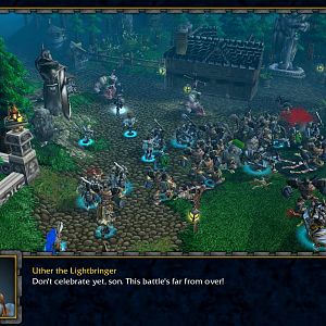 The Invasion of Hearthglen. The undead march through it's very streets! The Silver Hand has come to the aid.