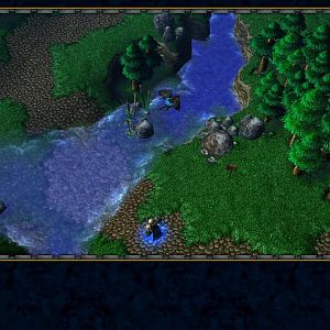 Prince Arthas Menethil walking on a lonely road to Stratholme after ordering Captain Luc Valonforth to remain behind. He is marching to catch up with
