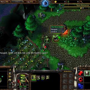 The new terrain of Exodus' first chapter, along with characters. Nazgrel has been updated and units added. Thrall's wolf has been changed and the New