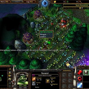 The new terrain of Exodus' first chapter, along with characters. Nazgrel has been updated and units added. Thrall's wolf has been changed and the New