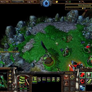 The new terrain of Exodus' first chapter, along with characters. Nazgrel has been updated and units added. Thrall's wolf has been changed and the New