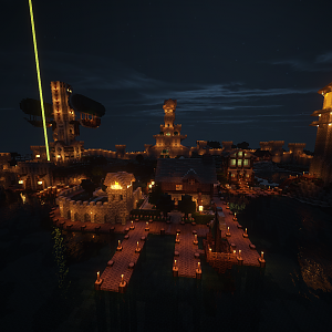 Citadel Town at night