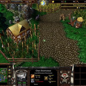 The outlying Human Farmsteads of Exodus02 with it's panicked Villagers all around. Bears are in the woods, but why are the humans hiding?