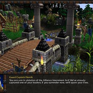 The new entrance to Southshore as it appears in Exodus02 with Guard Captain Henrik the Defender ensuring no one trespasses upon Southshore.

The "Ca