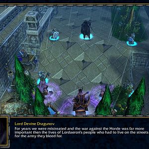 Stratholme's brand new side lore cinematic. Devine Dragunov arrives to his three most loyal lieutenants and speaks to them.