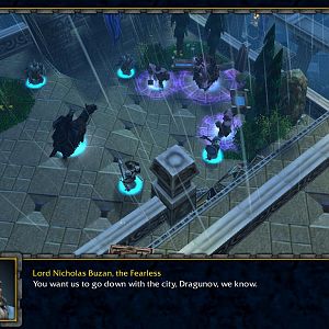 Stratholme's brand new side lore cinematic. Devine Dragunov arrives to his three most loyal lieutenants and speaks to them and they talk back, of cour