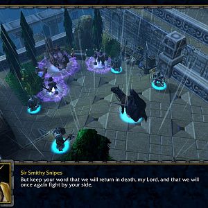 Stratholme's brand new side lore cinematic. Devine Dragunov arrives to his three most loyal lieutenants and speaks to them. They speak back, of course