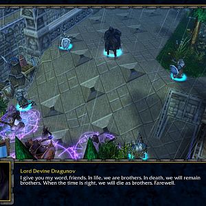 Stratholme's brand new side lore cinematic. Devine Dragunov arrives to his three most loyal lieutenants and speaks to them.