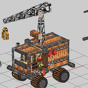 Goblin Civlian Van+Bomb Truck