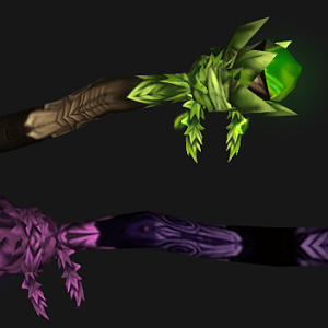 Nature Staff + Corrupted Nature Staff