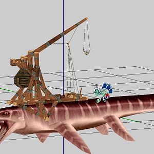 Murloc Mounted Siege Mosasaurus