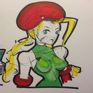 Cammy bust. COLOR! @koricthegreat instagram