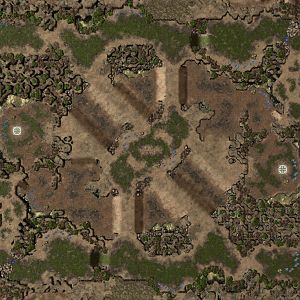 (2) Heartbreak Ridge

Map I ported from Brood War.