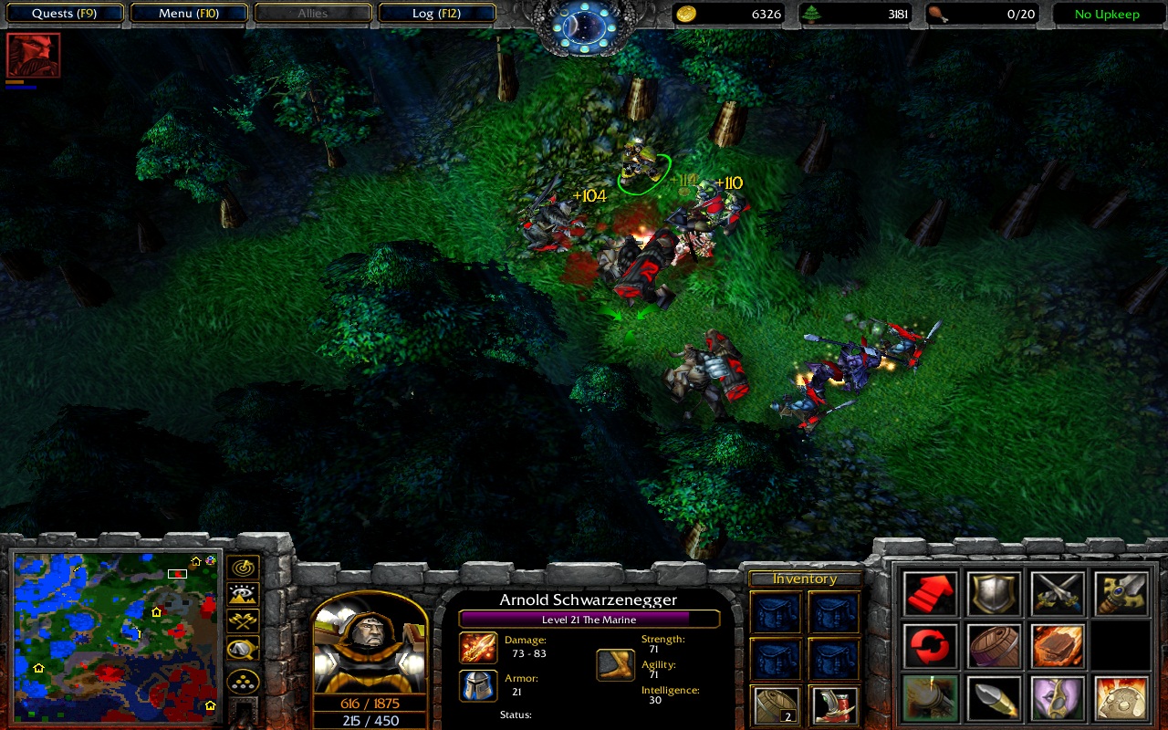 13 Marine in forest