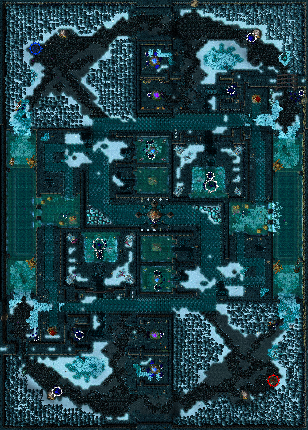 (2) Nerubian Fountains Map