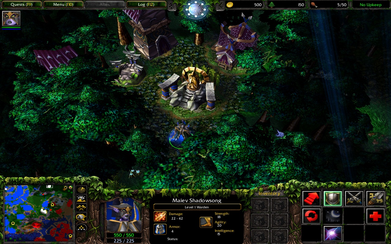 2 Night Elves Village