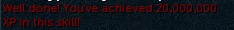 20m exp milestone on Slayer.