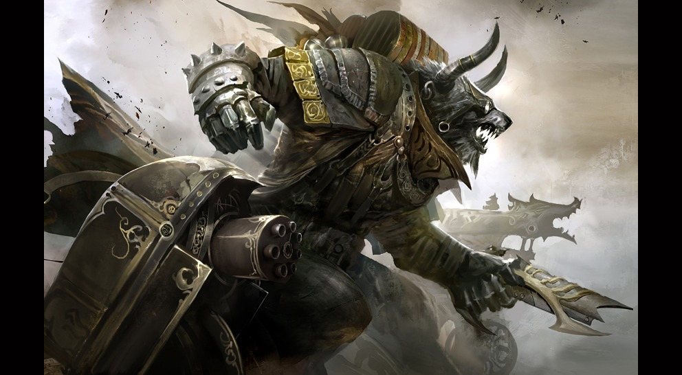 2D Art Kekai Kotaki Charr Engineer