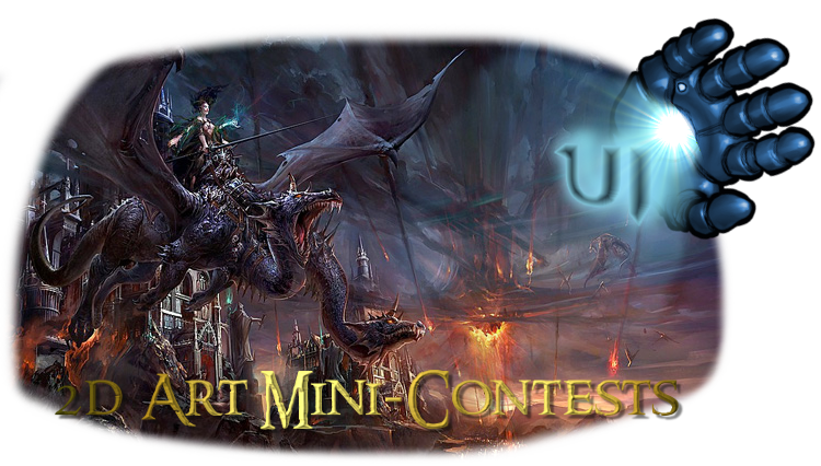 2D Art Mini-Contests (UI) Header Logo