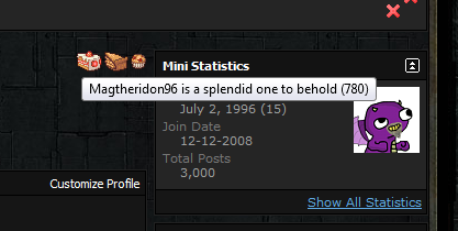 3000 POSTS AND 780 REP