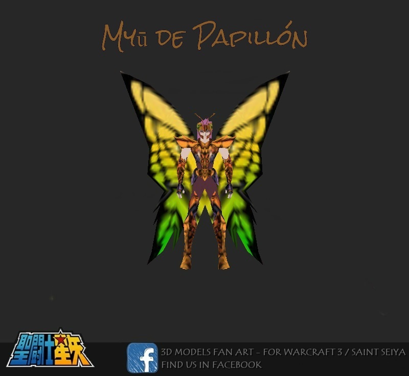 [3D Model] Myu de Papillon - Saint Seiya