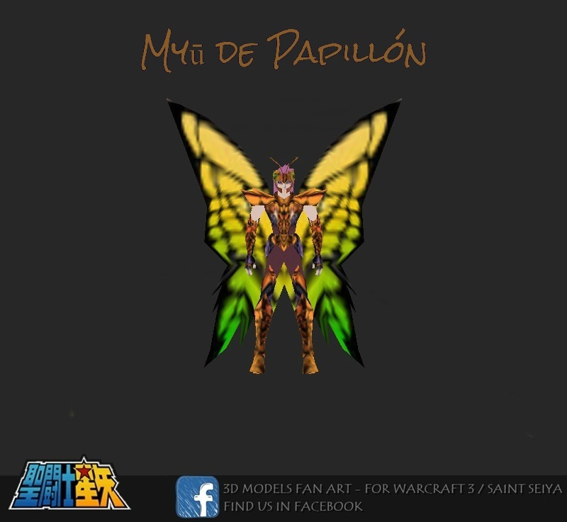 [3D Model] Myu de Papillon - Saint Seiya