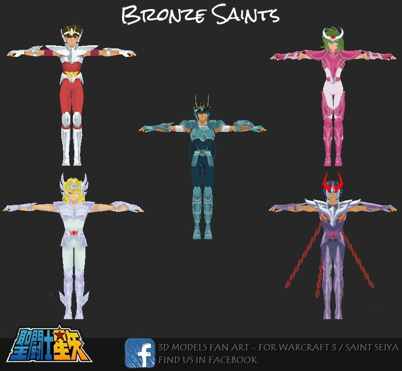 saint seiya all bronze saints