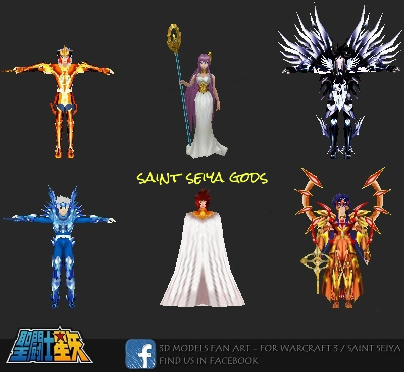 [3D Models] Saint Seiya Gods.