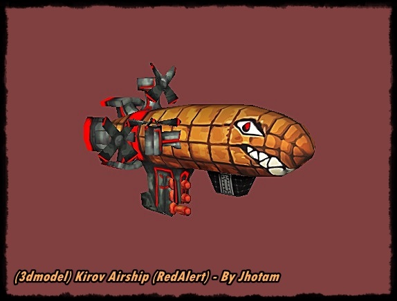 (3dmodel) Kirov Airship (RedAlert) - By Jhotam