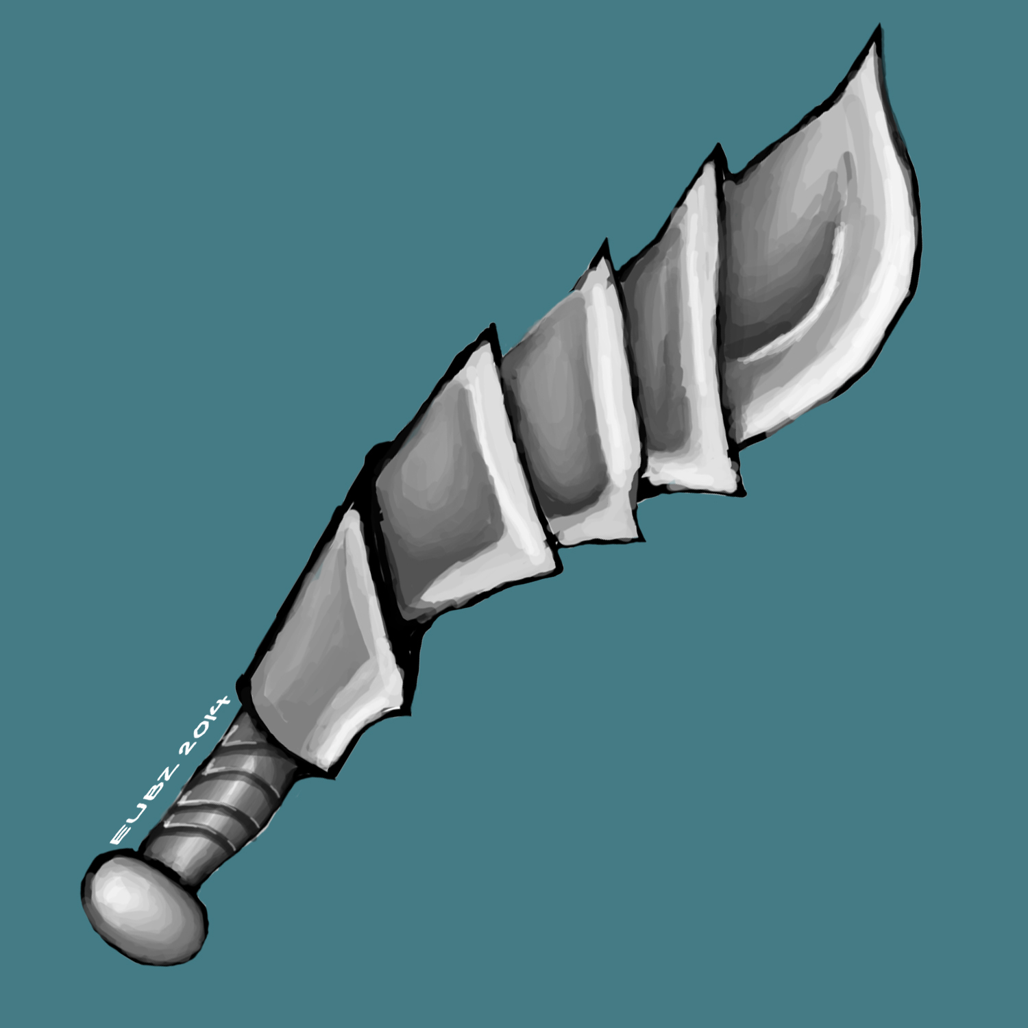 4 edgedSword BnW