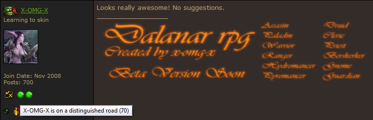 700 posts
70 reputaition