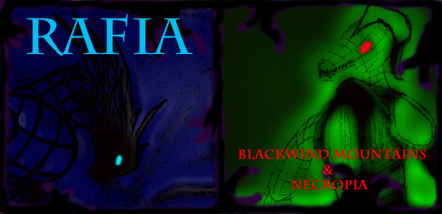 A banner i made for my roleplay by photoshopping my Drawings.