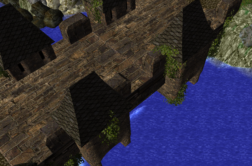 A bridge to the mountain city of Stonehaven