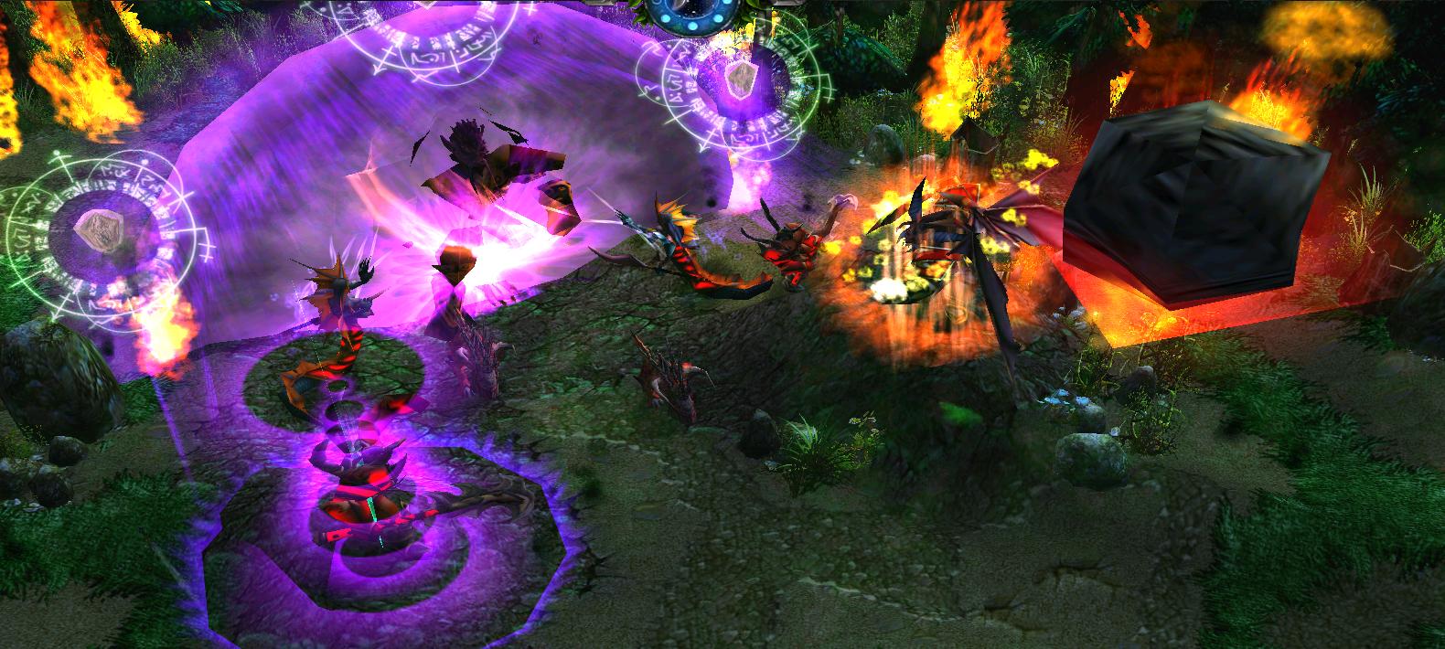 A closer view of the portal!

So now we understand what they are doing. The general is constantly ordering the new horrors to attack and the flame d
