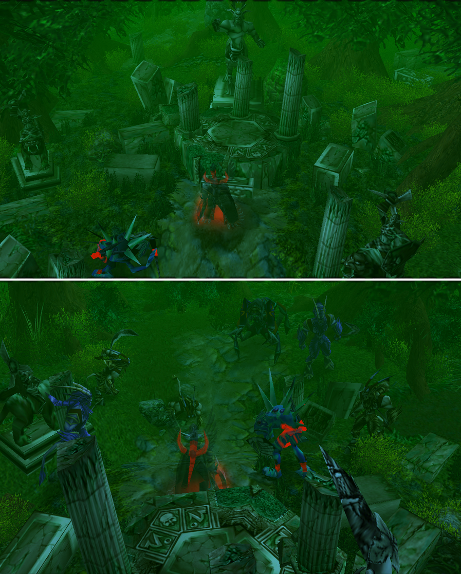 "A cunning plan"

Maiev and Glauh reached ruins of Ordil'Aran in search of Horde remnant. So far they had no trouble on their quest but they couldn'