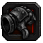 A dark red thumbs down!