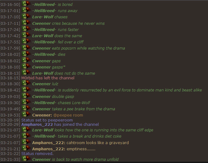 a dramatic tale pt.1